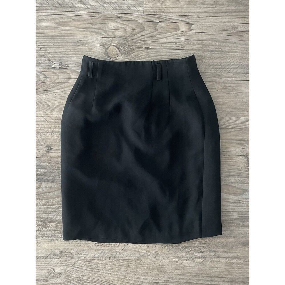 Talbots Skirt‎ Women's Size 2 Petite Black Business Casual Elegant Classy Skirt